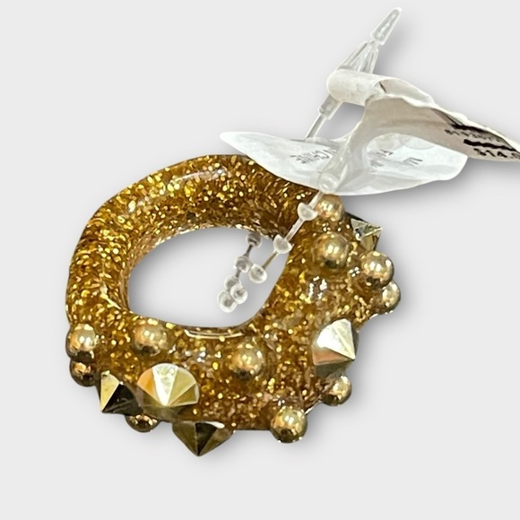 Urban Outfitters Glitter Statement Ring In Pearl - Picture 5 of 7